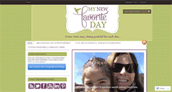 Desktop Screenshot of mynewfavoriteday.com
